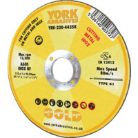 York 115X1.6X22.23mm A46S Inox Bf Cut-Off Disc