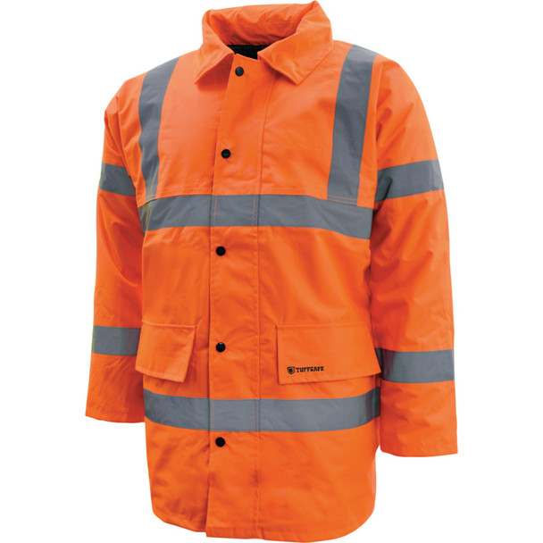 HI-VIZ W/PROOF COAT CL3(EN471) ORANGE (XL) 373.47