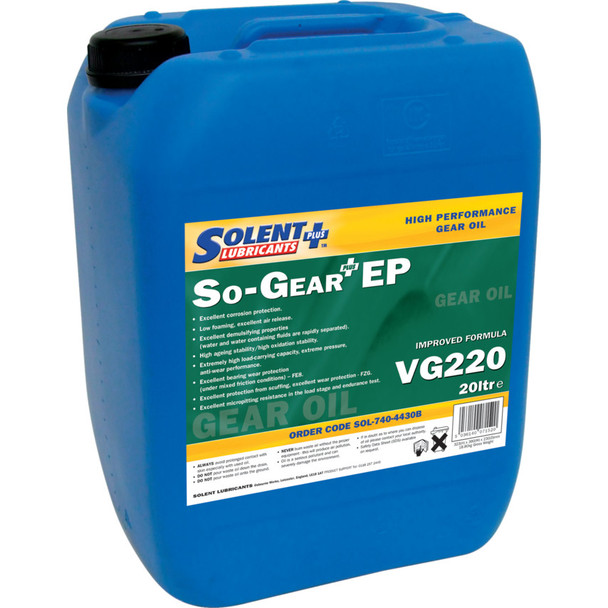 Solent Gear Oil Vg220 20Ltr