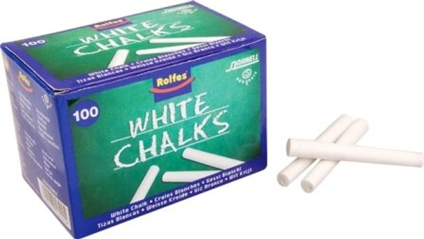 CHALK SCHOOL BOARD WHITE 100PER BOX 23.53