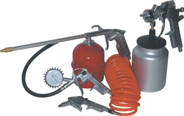 COMPRESSOR MATAIR KIT 2HP 24L +5PC S/GUN 2538.79