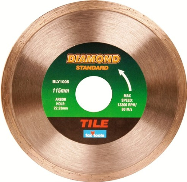 BLADE FOX DIAM TILE STANDARD 115MM 31.17