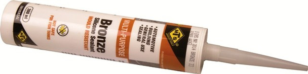 SILICONE MTS SEALANT BRONZE 260ML (24) 28.42