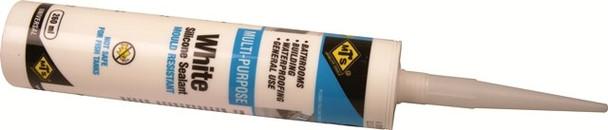 SILICONE MTS SEALANT WHITE 260ML (24) 28.42