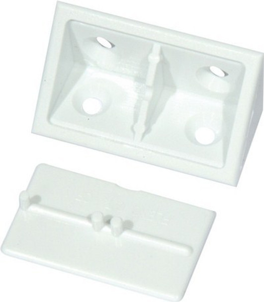 MACKIE CORNER BLOCK&CAP PLAST WHITE 4PC 6.39