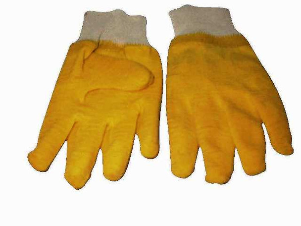 GLOVE MATSAFE LATEX KNIT YELLOW PP 120 28.71