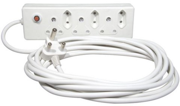 ELEC MTS.PREPAC MULTIPLUG 5WAY 5M CORD 158.52