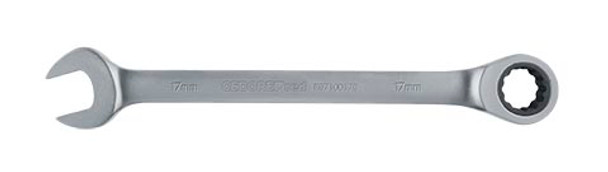 SPANNER GED RED COMB RATCHET 17MM 211.27