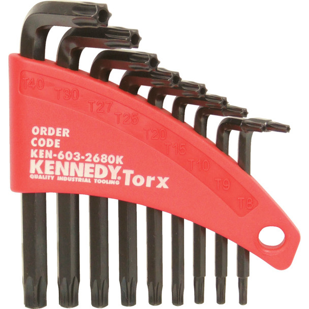 T8-T40 TAMPER-PROOF TORXKEY SET (9-PCE) 204.73