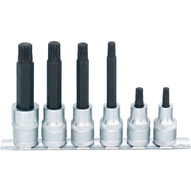 Kennedy M6-M14 Spline Screwdriver Bit Set 6Pc