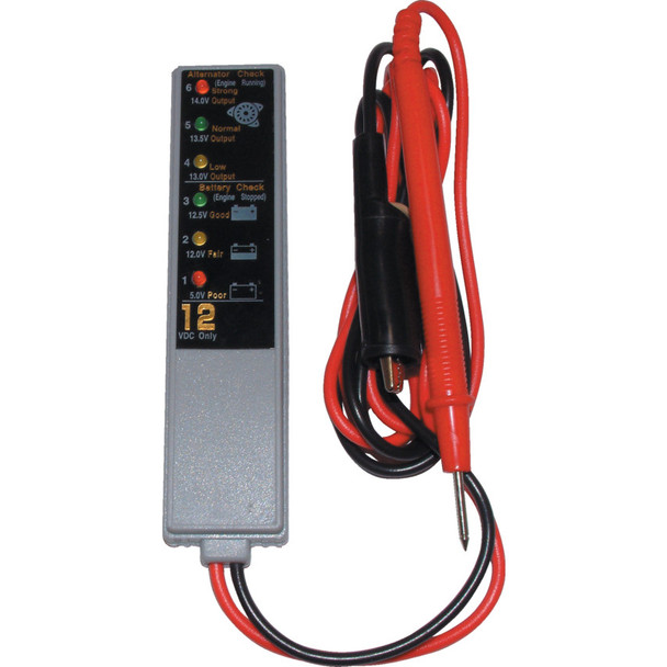 LED BATTERY & ALTERNATOR TESTER 12V 93.7