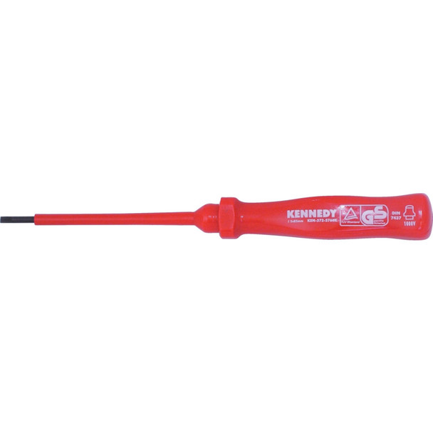 2.5x85mm FLAT PARALLEL INSULATED VDE SCREWDRIVER 30.71
