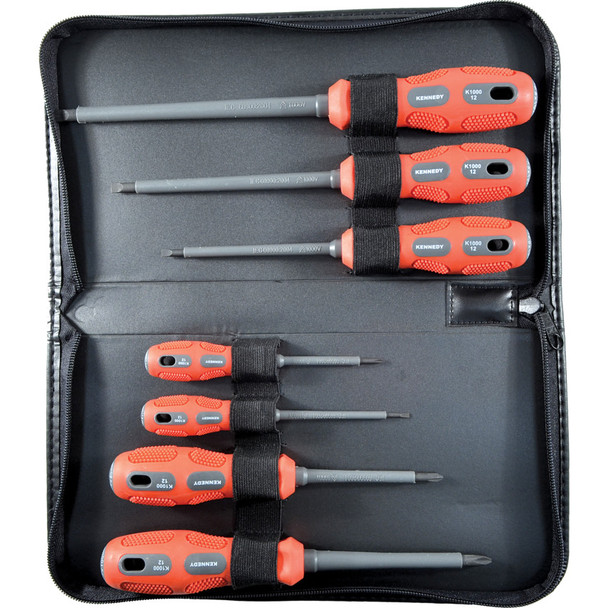 VDE DUAL GRIP SCREWDRIVER SET 7-PCE 518.31