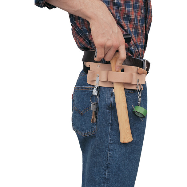 Kennedy Tan Leather 5-Loop Tool Holster