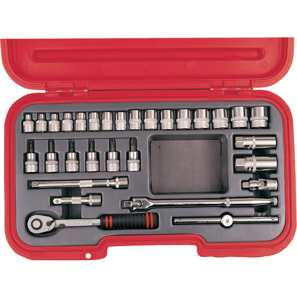 METRIC 30PC 3/8" SQ DR SOCKET SET 2150.05