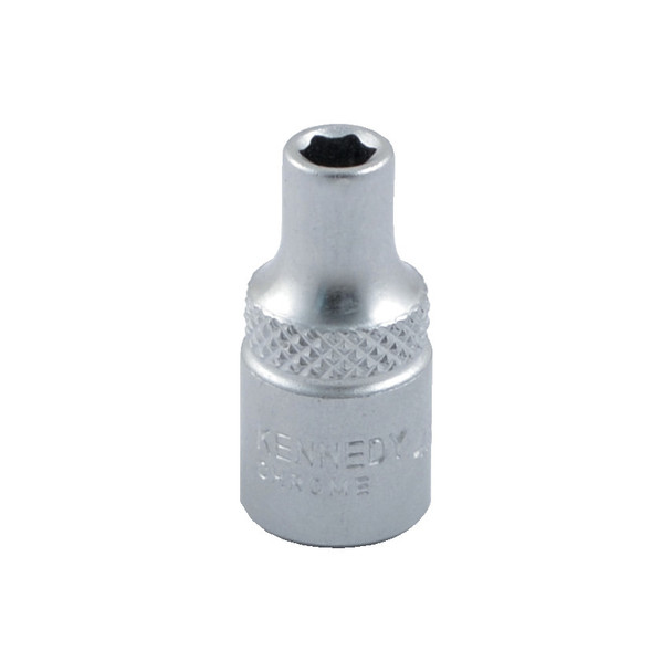 4mm SINGLE HEX SOCKET 1/4" SQ DR 13.65