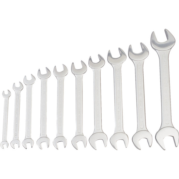 Kennedy 1/4-1"A/F Cv Open End Spanner Set 10Pc