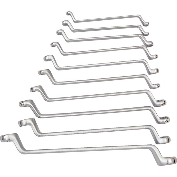 Kennedy 1/4-1"A/F Cv Ring Spanner Set 10Pc