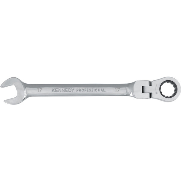 Kennedy 12mm Flex Head Ratchet Wrench Kennedy 12mm Flex Head Ratchet Wrench
