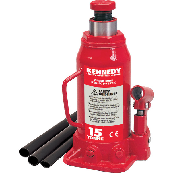Kennedy 15-Tonne 390mm Maximum Heightbottle Jack