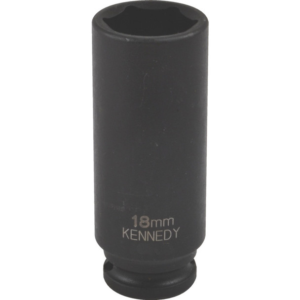 Kennedy 18mm DEEP IMPACT SOCKET 3/8"SQUARE DRIVE