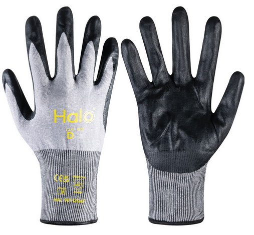 Halo Cut D 18 Gauge Nitrile Palm Coated Size-10