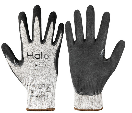 Halo Cut E Sandy Nitrile Glove Size-6