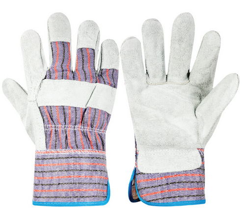 Halo Chrome Leather Rigger Gloves 2"Cuffs Size-10