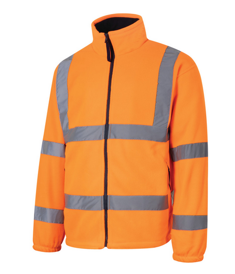 Halo Hi-Vis Fleece Jacket (En20471) Orange (M)