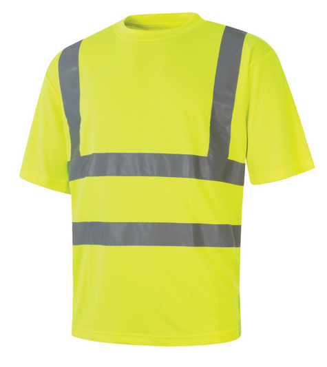 Halo Hi-Vis Yellow Breathable T-Shirt (En20471) (L)