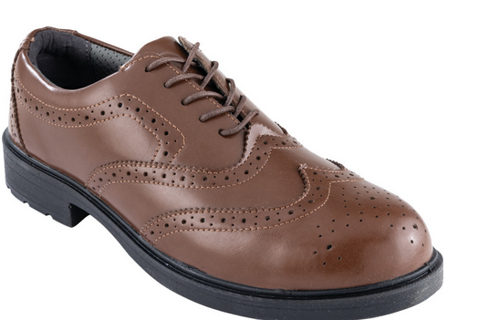 Halo Brogue Shoe Brown S3 Src Size-6