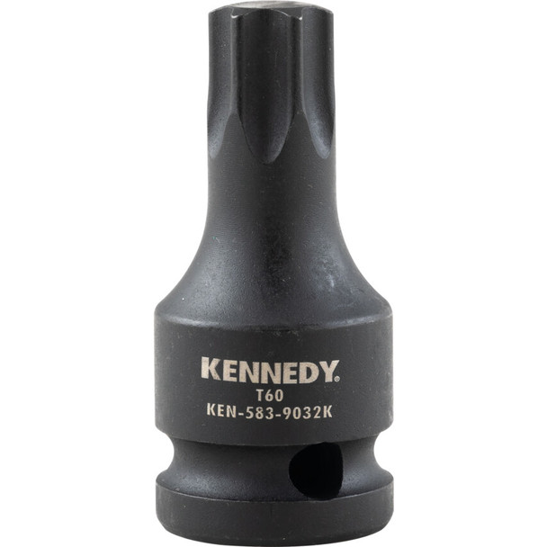 Kennedy T60 Int. Torx Impact Socket 1/2" Square Drive - KEN5839032K