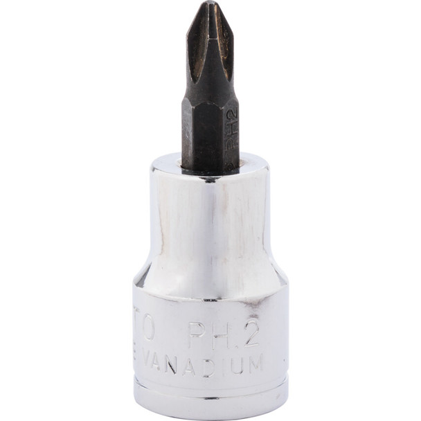 Yamoto No.2 Phillips Screwdriver Bit 3/8" Square Drive - YMT5826202K