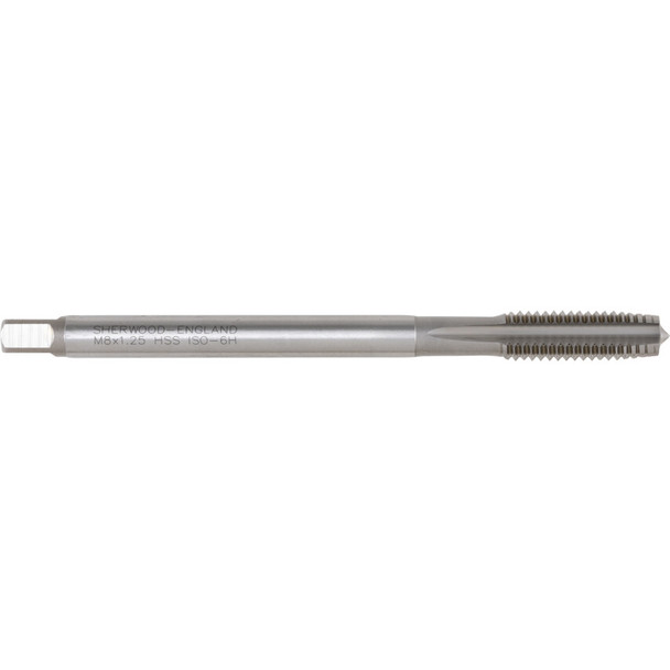Sherwood 8.0X1.25mm HSSgt Long Shank Second Tap