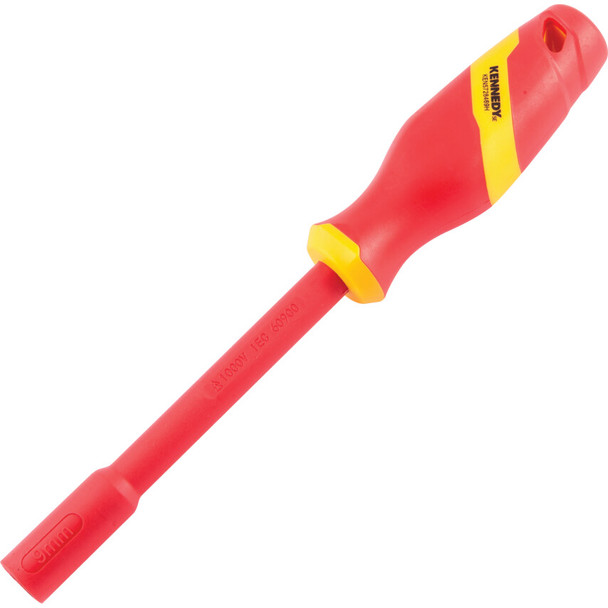 KENNEDY SE Insulated Nut Driver with Screwdriver Handle-9.0x125mm
