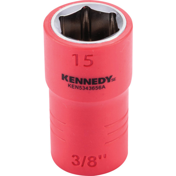 KENNEDY SE 3/8" Insulated Hexagon Sockets-15mm