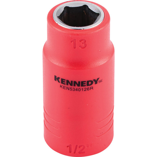 KENNEDY SE 1/2" Insulated Hexagon Sockets-13mm