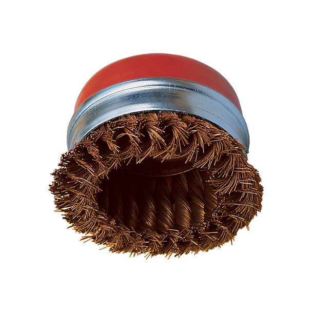 KENNEDY 100x22mm PLAIN 30SWG ARBOR CUP BRASS BRUSH