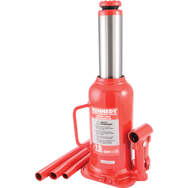 KENNEDY BOTTLE JACK MAXIMUM HEIGHT15-TONNE 457mm
