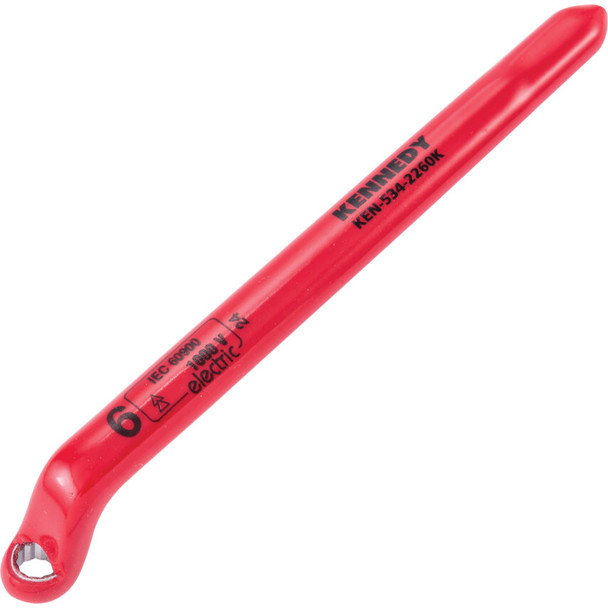 KENNEDY 6mm INSULATED RING SPANNER DOUBLETRIANGLE 1000 V