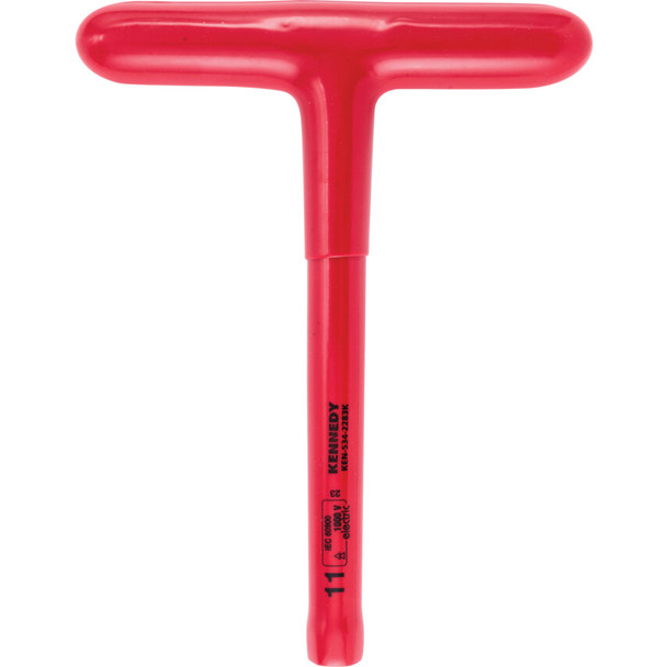 KENNEDY 200 X 11mm INSULATED T-SOCKET WRENCH 1000 V - DIN 7440