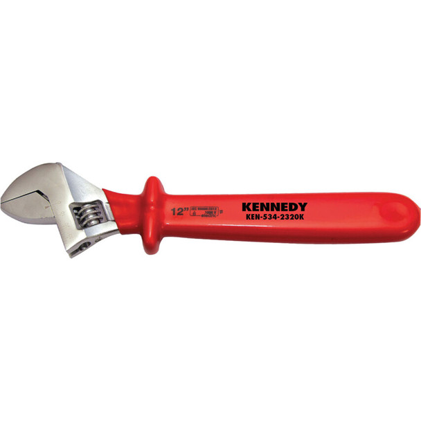 KENNEDY 150mm/6" INSULATED ADJUSTABLE WRENCH DOUBLE TRIANGLE 1000 V