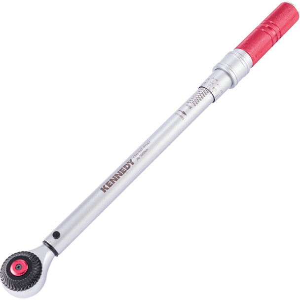 KENNEDY 3/8"DR 72T MICROMETER TORQUE WRENCH 20-100 N M - KEN5579756Y