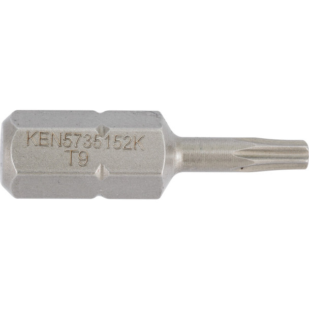 KENNEDY TX9 TORX SCREWDRIVER BIT 1/4" HEX STD