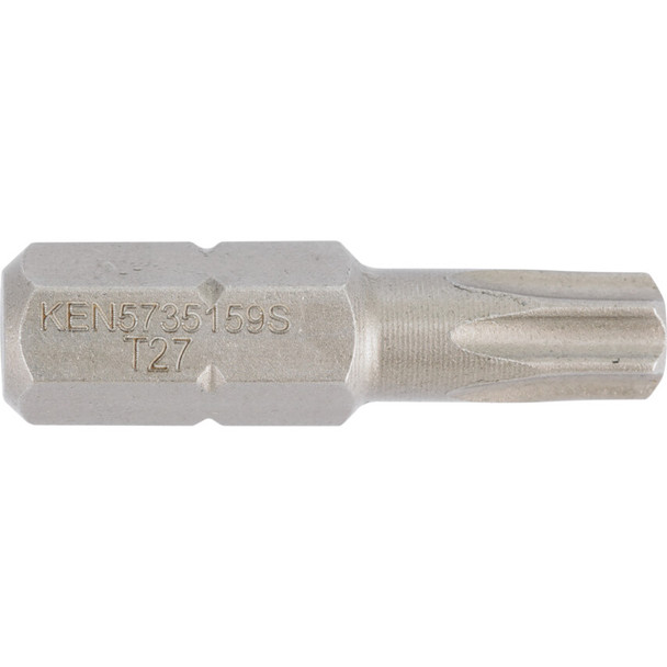 KENNEDY TX27 TORX SCREWDRIVER BIT 1/4"HEX STD