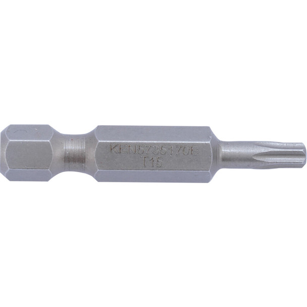 KENNEDY TX15 x 38mm TORX POWER BIT 1/4"HEX
