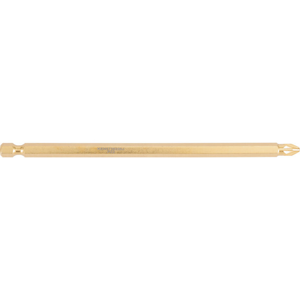 KENNEDY No.2x150mm POZIDRIVE TITANIUM SCREWDRIVER BIT 1/4" HEX