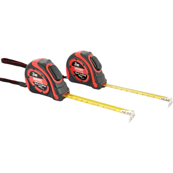 KENNEDY DOUBLE SIDED TAPE MEASURE SET3MTR