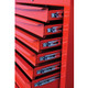Senator Red-27" 3 Drawer Roller Cabinet