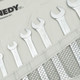 KENNEDY SE 6-19MM CH/VANADIUM O/END SPANNER SET 7PC - KEN5825202R